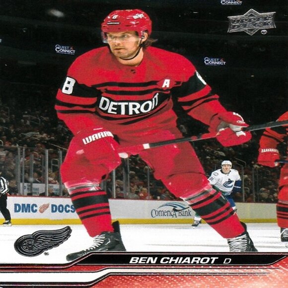 Ben Chiarot (Detroit) 2023/2024 Upper Deck Series 1 Hockey Card - Card Number 65 - Picture 1 of 2